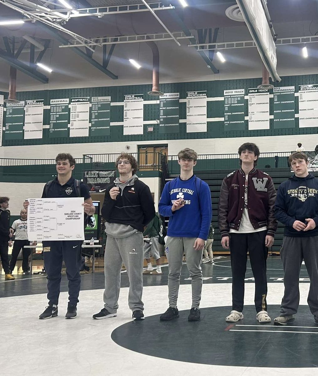 Luke_Johnson31's tweet photo. 3X Oakland county champ 
150 - Sophomore 
157 - Junior 
175 - Senior 

Great way to start the season!  @OxfrdWrstlng https://t.co/zRiN0iNguA