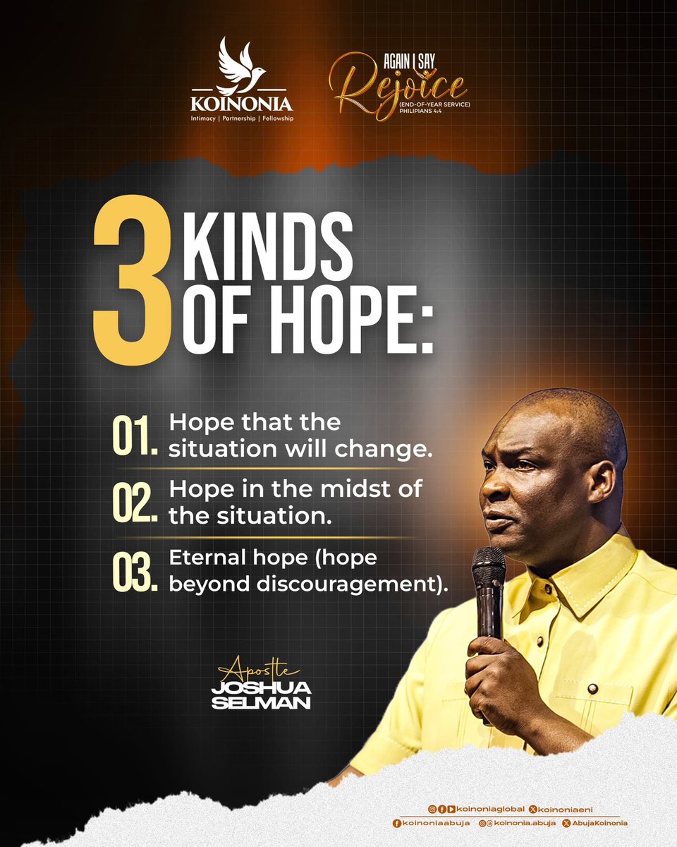 koinoniaeni's tweet photo. #ApostleJoshuaSelman
#AgainISayRejoice
#Koinonia2024EndOfYearService
#KoinoniaAbuja
#KoinoniaGlobal https://t.co/yC4QbSoWDd