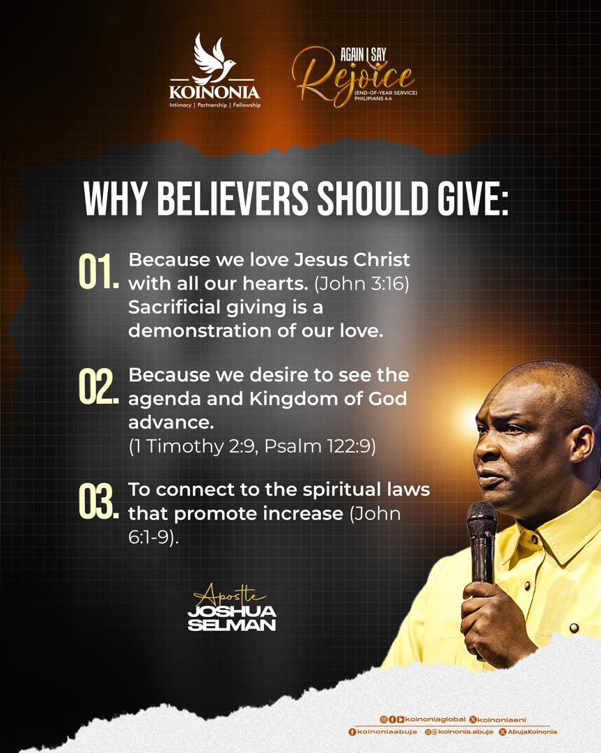 koinoniaeni's tweet photo. #ApostleJoshuaSelman
#AgainISayRejoice
#Koinonia2024EndOfYearService
#KoinoniaAbuja
#KoinoniaGlobal https://t.co/9BnJjjFUqY
