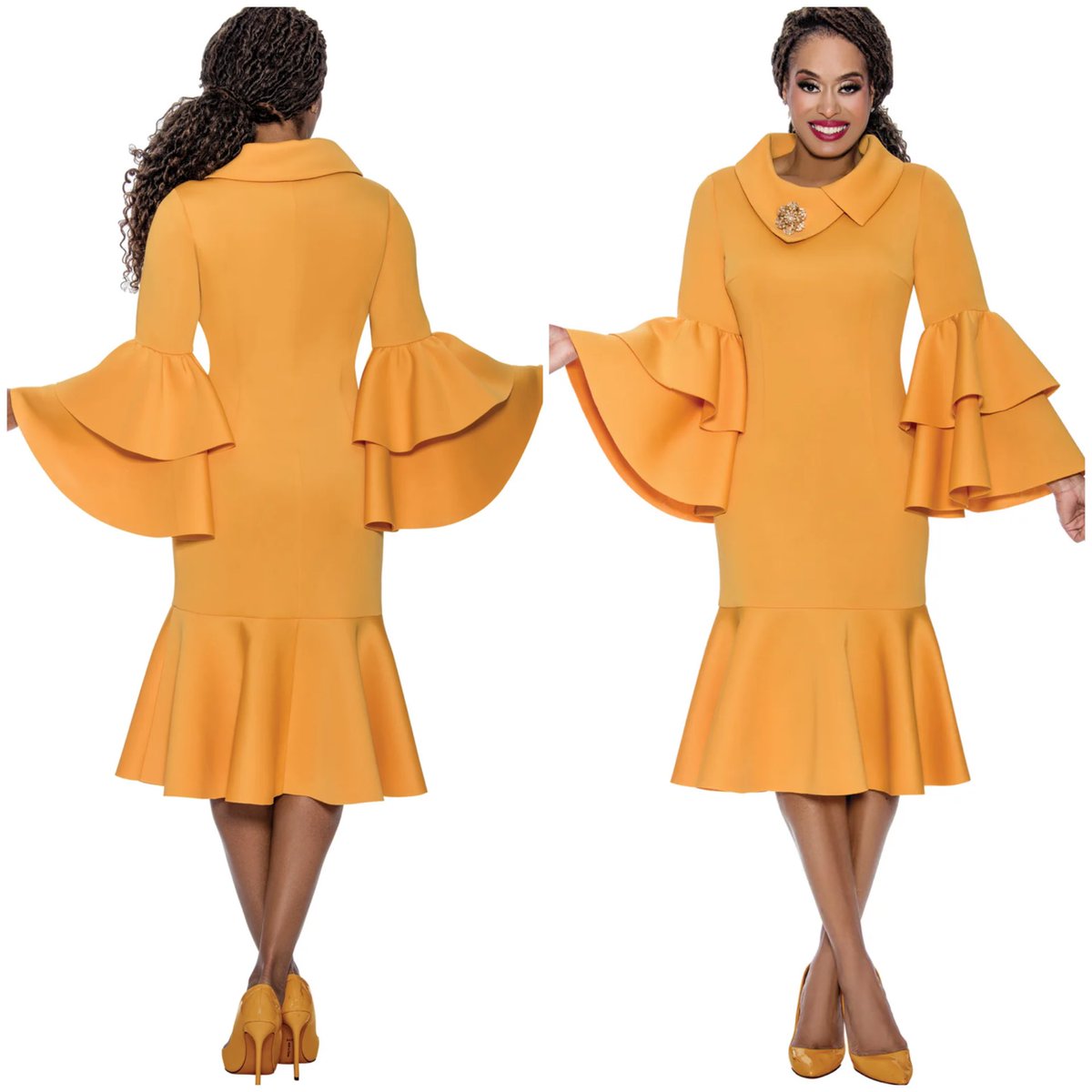 DivasDenFashion's tweet photo. Dresses by Nubiano 100061 Gold Scuba Dress
https://t.co/HHKN1sOJvX
#DivasDenFashion #dressesbynubiano #rufflehem #couturefashion #gold #holidayfashion #cowlneck #bellsleeves #dinnerparty #funeralfashion #scubadress #Cogic #holidaydress #weddingfashion #cogicfashions #luxe https://t.co/lxTEYw7KQB