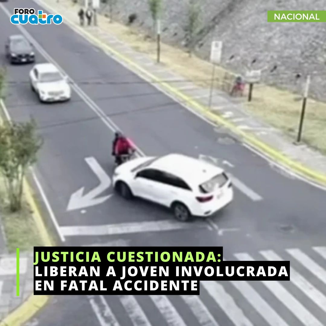 ForoCuatroTV's tweet photo. 🚨 Justicia cuestionada: Gabriela, hija de un alto directivo de Televisa, atropelló y mató a un repartidor. Fue liberada tras pagar 100 mil pesos, lo que desata indignación en redes por el uso de influencias. ¿Justicia para todos?

#Impunidad #JusticiaParaDaniel 🛑 https://t.co/kHwhZ5cEvT