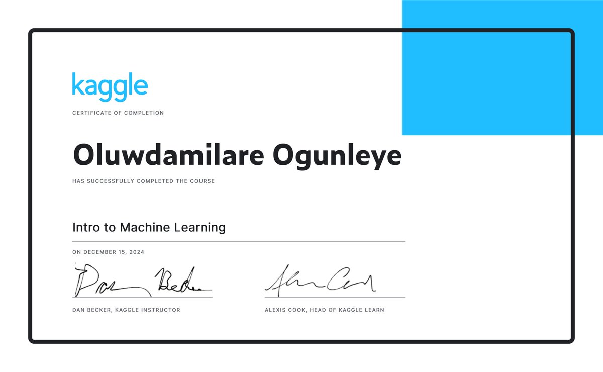 hellodamilare's tweet photo. Day 66 of #100DaysOfCode 🔥
-Just wrapped up Intro to Machine Learning on Kaggle! 
-Now diving back into my WorldQuant University real estate project 🏡💡
—figuring out what really drives property prices in Mexico!
#100DaysOfCode #MachineLearning #DataScience https://t.co/U8DPbiGki5