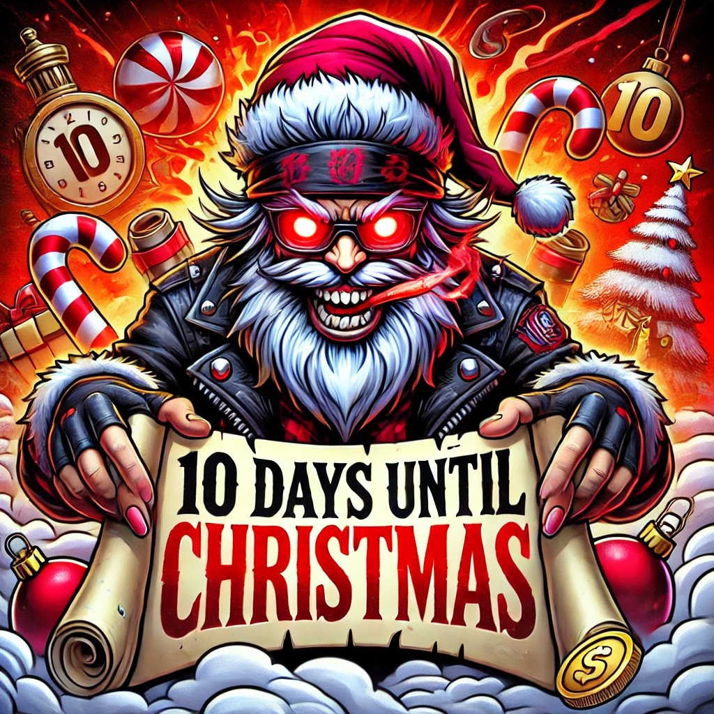Santarug2512's tweet photo. "๐ Only 10 days left until #Christmas! ๐
Santaโs checking his list, and some of you might wake up to a special surprise ๐. Will you be one of the lucky ones?
Stay tuned, the best gifts are yet to come!
#RUGMAS #sol #BONK #CountdownToChristmas #MemeCoinSeason #memecoin https://t.co/cLaWrnyJVr