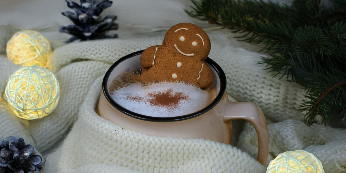 Nothing captures the warm feeling of the holiday season like a cozy blanket, a little spice and the rich flavour of gingerbread! Happy National Gingerbread Latte Day!

#gingerbreadlatteday #holidayseason #coffeelover