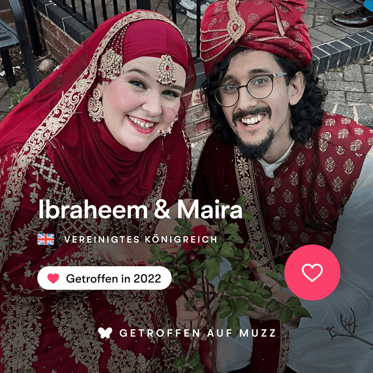 muzz_de's tweet image. 💍 Bereits 500.000 Menschen haben ihren Ehepartner über Muzz gefunden!

Möge Allah ihre Ehe segnen und beschützen, und möge jeder von uns seine bessere Hälfte finden. 🤲🏼 Ameen!

#metonmuzz #muzz #muzzapp #muzzde 🌙✨