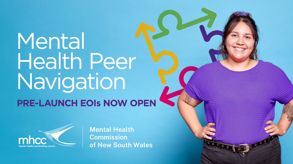 MHCC_NSW's tweet image. Announcing the launch of a new Course in Mental Health Peer Navigation in partnership with @nswmhc to upskill peer workers &amp;amp; support people living with mental health challenges to find the right services for better outcomes. Early EOIs now open: buff.ly/49oCapU #peerwork
