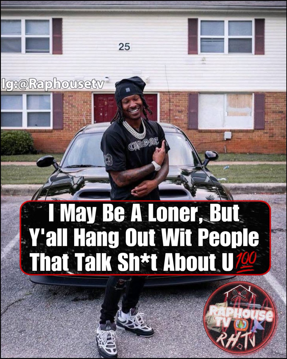 raphousetv2's tweet photo. Rs 🤝🏾💯 rather be alone than to be surrounded by fake’s! https://t.co/YPIqfgScos