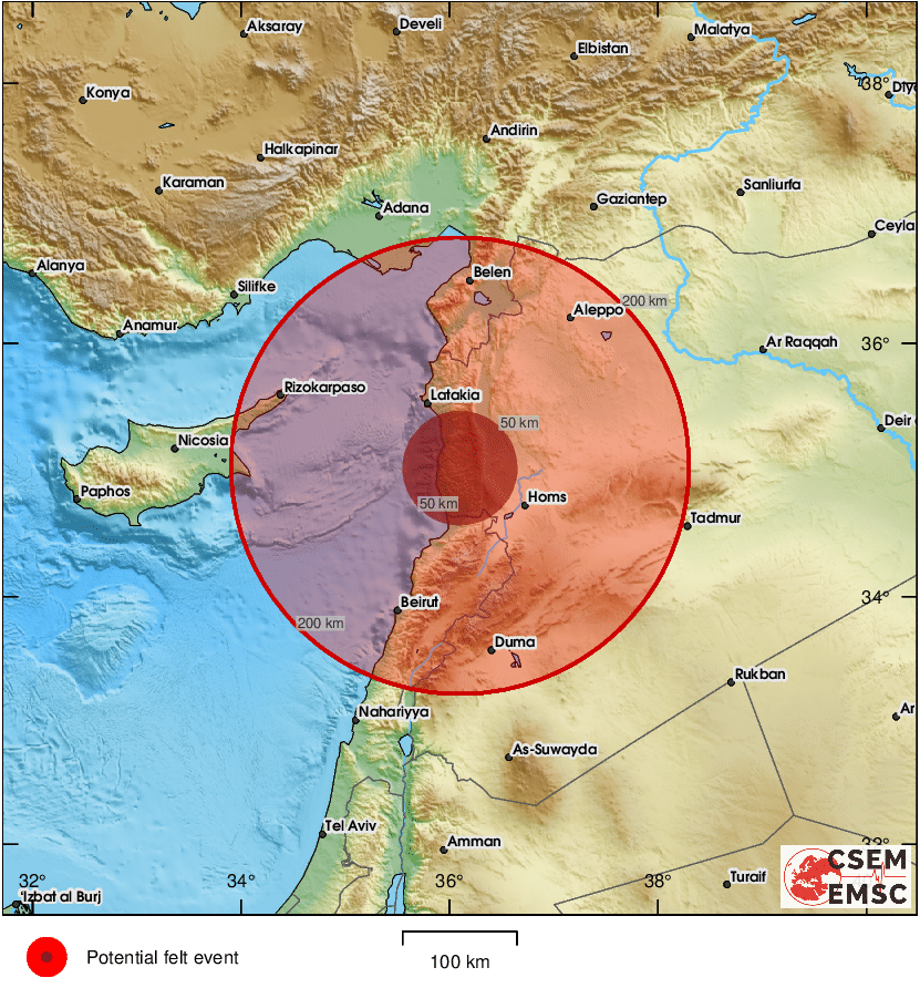 LastQuake tweet picture