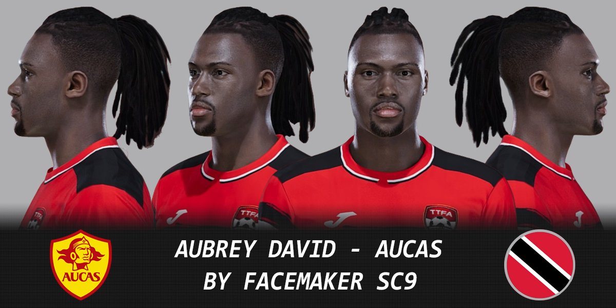 SanderX_19's tweet photo. Aubrey David - Selección T&amp;T / Aucas | Face PES 2021 PC  

Face request -  Thank you for ordering
Price: $3  

#eFootball #PES2020 #PES2021 #Dreampatch #Smokepatch #FootballLife2025 #FootballLife2024 #AubreyDavid #SelecciónTrinidadyTobago

Link: https://t.co/1osnO3zx7o https://t.co/cXCmzsPu8J