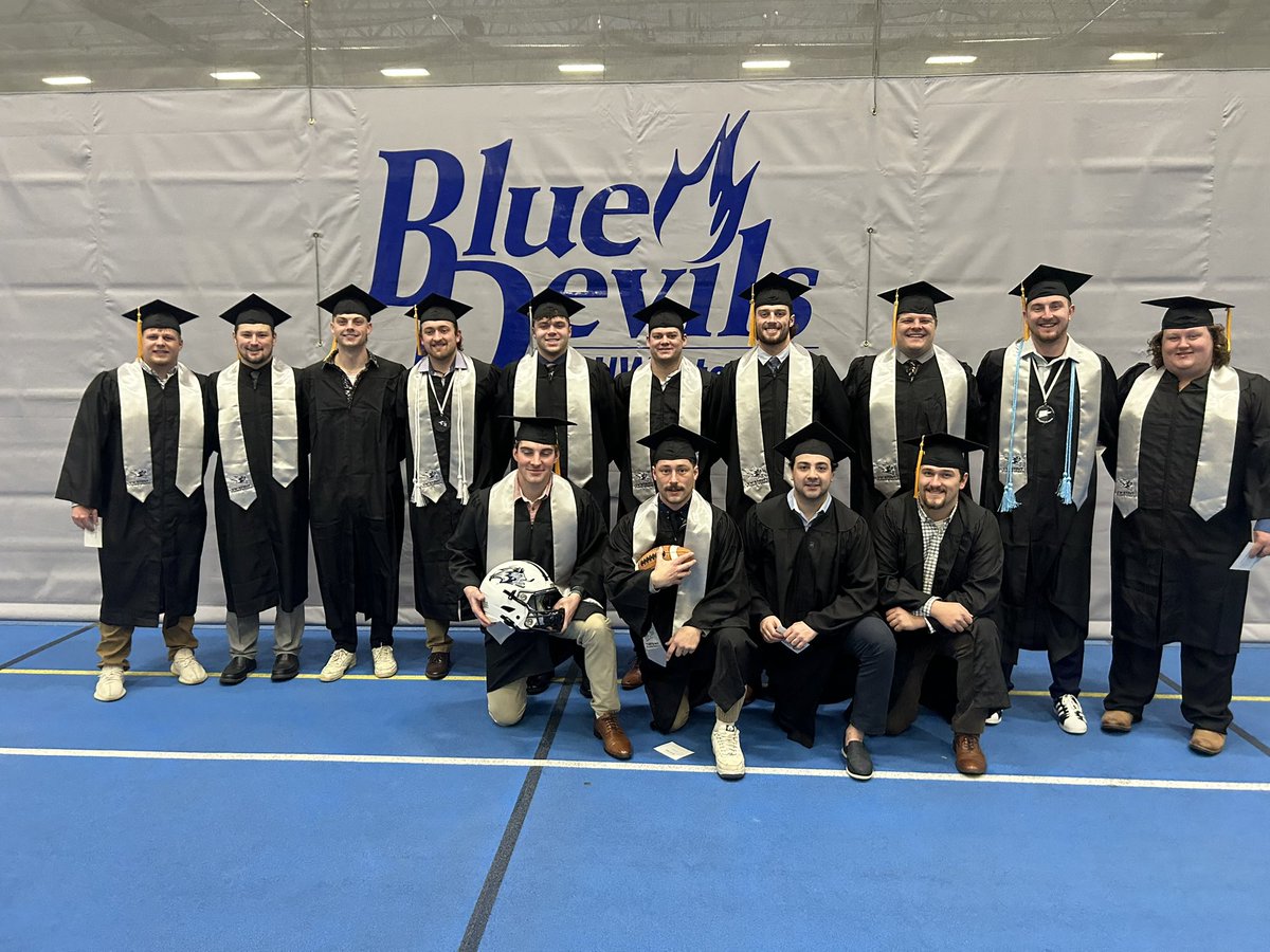 BlueDevil_HC's tweet image. Congrats men.  Welcome to being UW-Stout Football Alumni
#Rule3