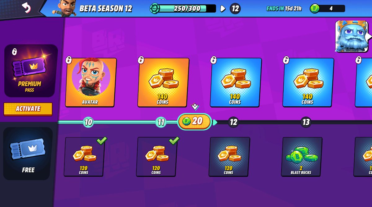 EstherNevina's tweet photo. Happily Completed Gap S8 Quest  "Time To Blast Off"  , such cute skins and battles loved it. 

#YGGxBlastRoyale 
#YGGGAPS8
@YieldGuild
@blastroyale https://t.co/WHc2wEJS0S