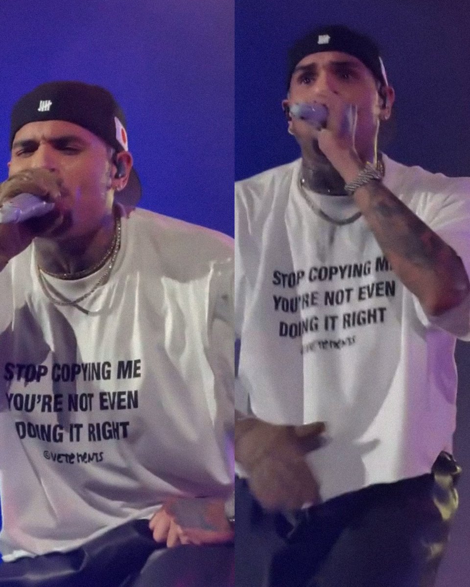 hwloiza's tweet photo. “stop copying me, you’re not even doing it right.” - Chris Brown https://t.co/5Gr1maVImg