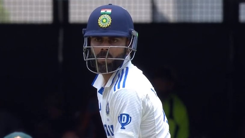 Call_me_amjee's tweet photo. Virat Kohli dismissed for 3 in 16 balls.
Australia is making fun of India 
#AUSvIND #AUSvsIND #INDvsAUS https://t.co/J6EF4gYLVC