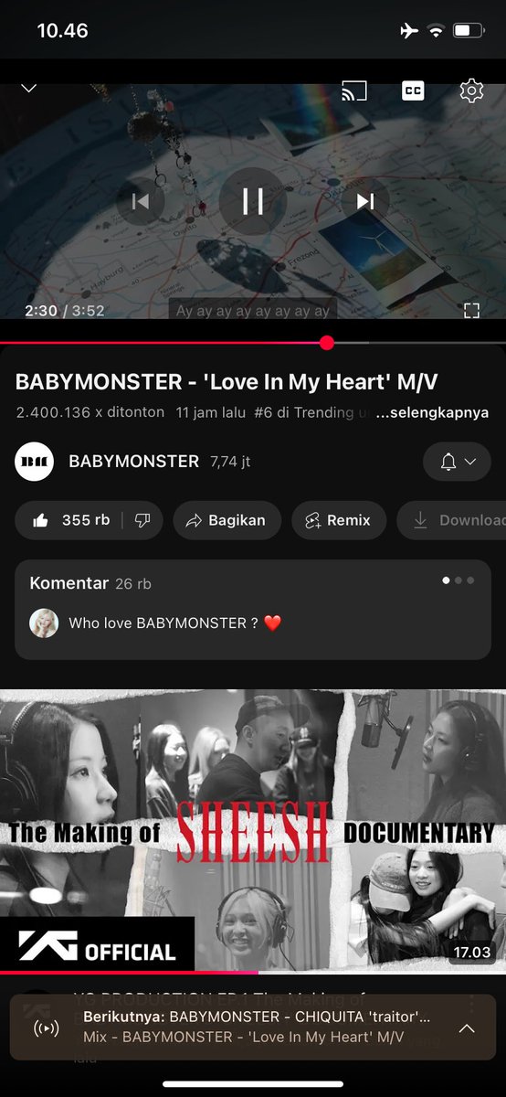 Israamsul's tweet photo. @idx96 Proof 21 🦥🦌🐰🦋🦭🐼🐈‍⬛ #BABYMONSTER #LoveInMyHeart https://t.co/7MD2NWwwfQ