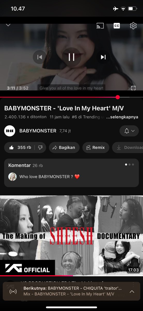 Israamsul's tweet photo. @idx96 Proof 23 🦥🦌🐰🦋🦭🐼🐈‍⬛ #BABYMONSTER #LoveInMyHeart https://t.co/g7iO90gLal