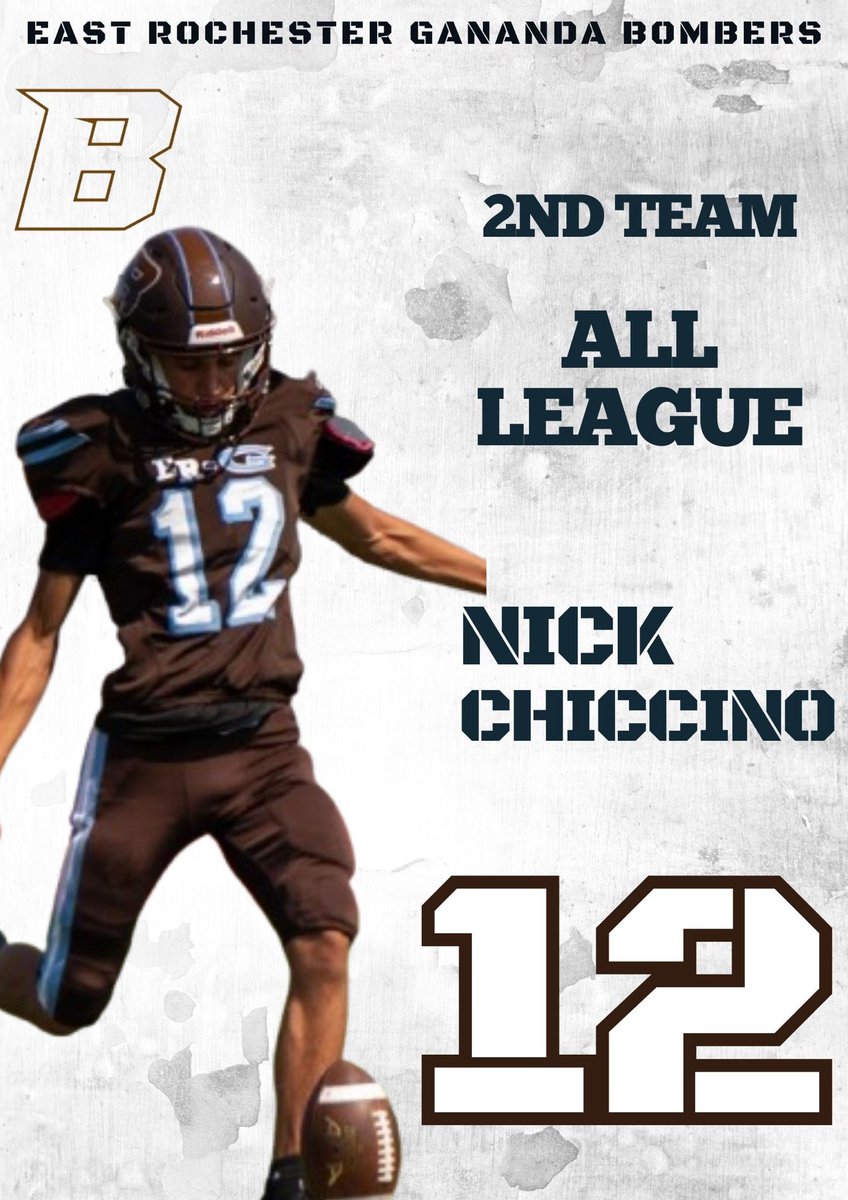 Congrats to Nick Chiccino for being selected to the Section V Class C Second Team!