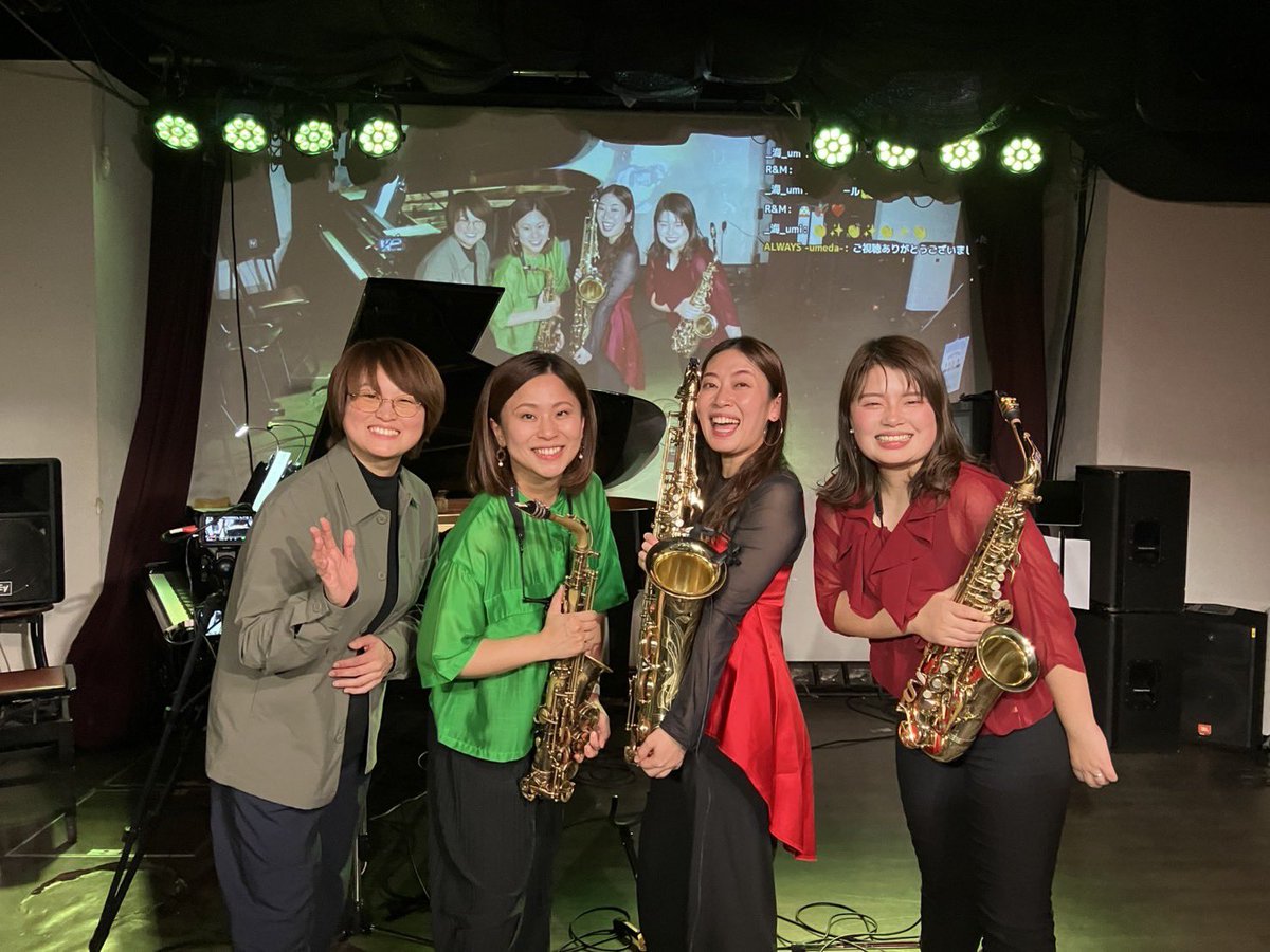 tkp_mtg's tweet photo. 12/9(月)TKPMTG
ご来場の皆様、ライブ配信でお楽しみいただいた皆様
ありがとうございました🎷🎷🎷🎹
次回は、来年6/16(月)梅田ALWAYSさんにて！
またお会いしましょう☺️
来年も楽しいTKPMTGにします♪
ご期待ください！！

今からでもライブ配信がアーカイブ視聴可能です→ https://t.co/JLwDSsqNi7 https://t.co/BTT3Py5GdQ