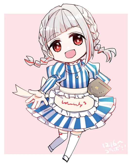 ウェンディーズコラボ綴理先輩 行きたいな～ #蓮ノ空美術部 