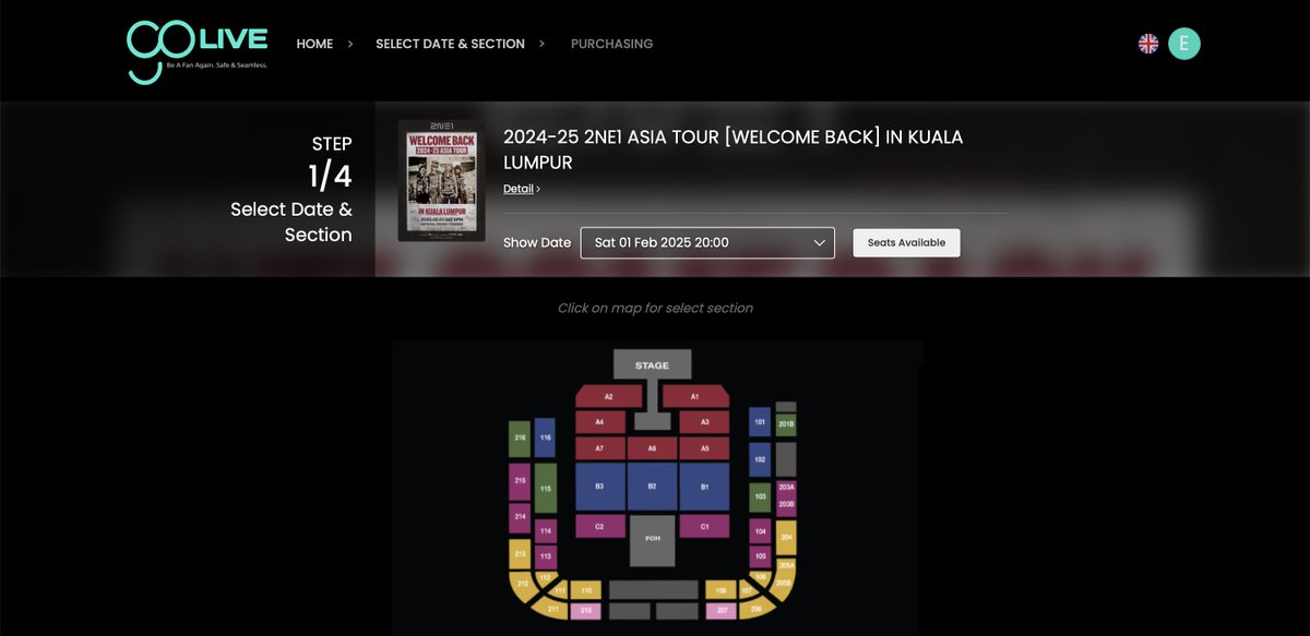 jhoperica's tweet photo. Bypass link is working to skip queue and go directly to seat map. Check pinned for successful results. DM for price.  #2NE1 #투애니원 #WELCOMEBACK #YG #CL #BOM #DARA #MINZY #BLACKJACK #2NE1inKL https://t.co/is9S6BRMIC