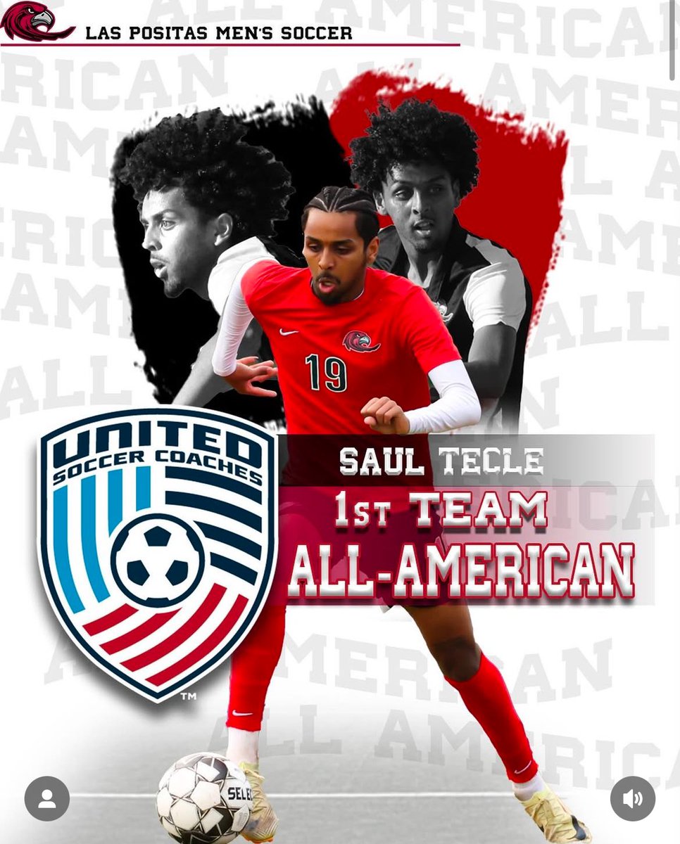 DarrellJonesRep's tweet image. Saul Tecle named 1st Team All American!
He is recognized as one of the best in the nation! 
Finished tied for #2 in the nation with most goals scored.