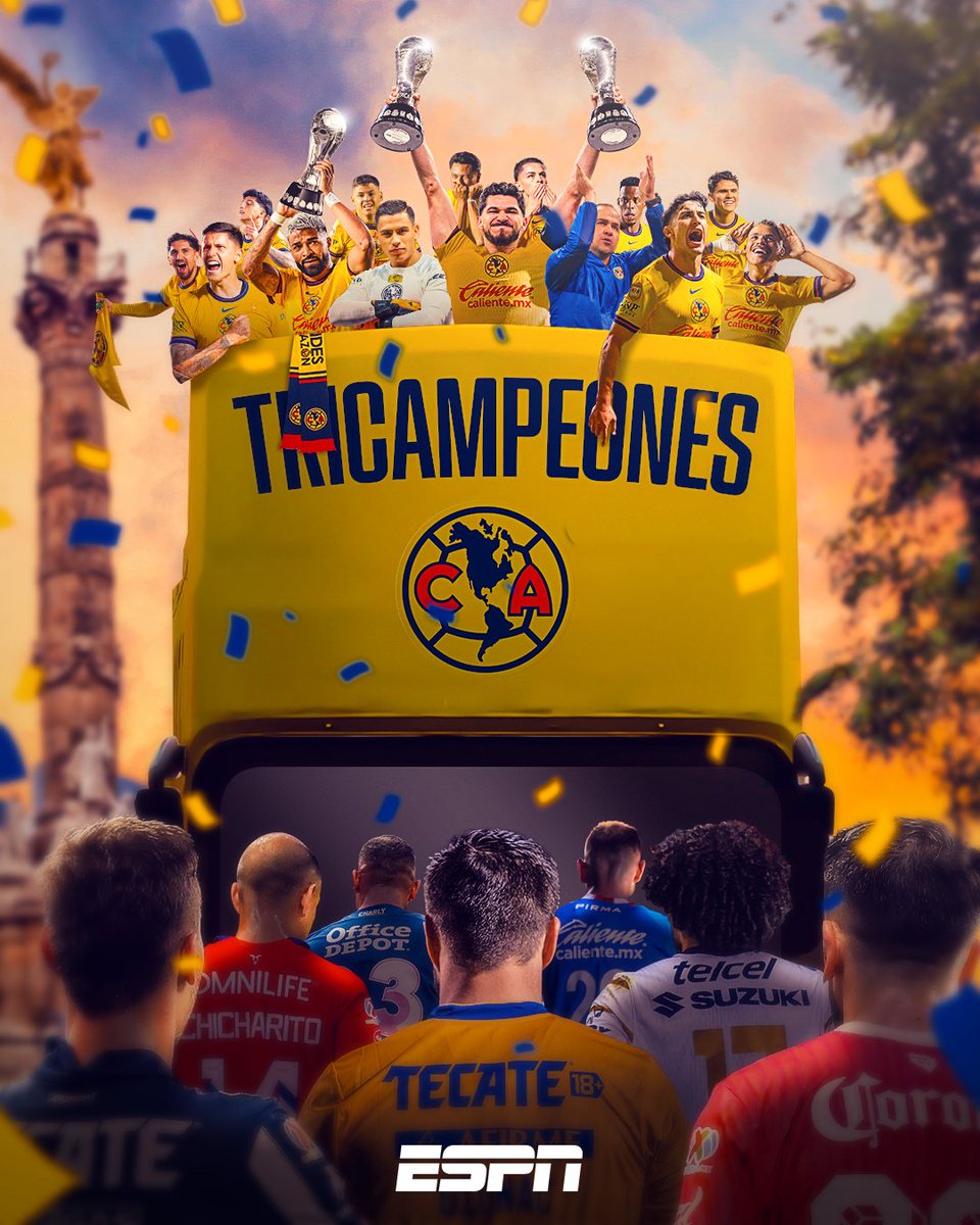 futpicante's tweet image. 🏆 ¡EL MÁS GRANDE DE MÉXICO! 🦅

🏆 ¡AMÉRICA ES TRICAMPEÓN DE LA LIGA MX! 🏆