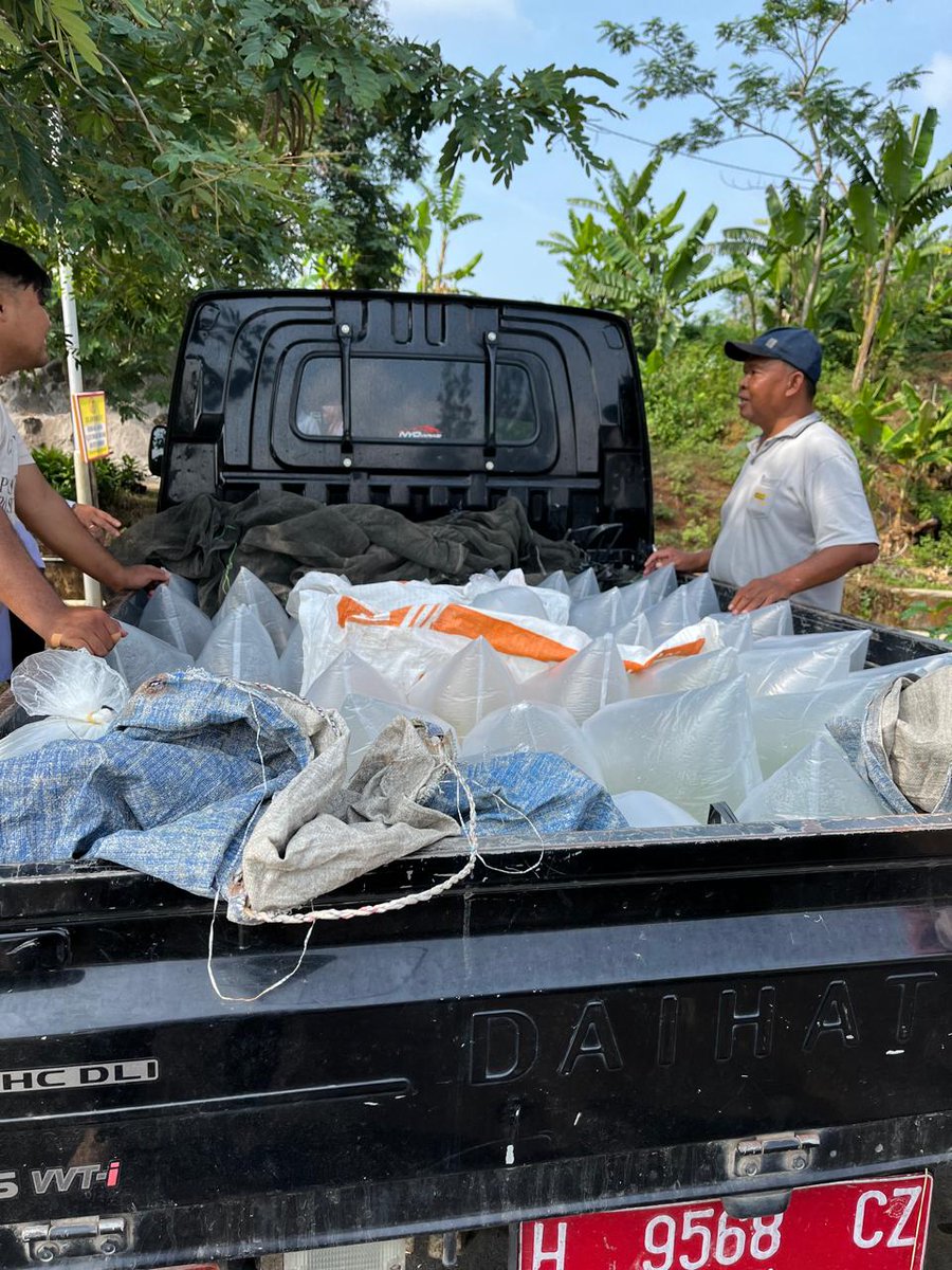 NF_Rosadi's tweet photo. Rabu, 06/11/24
Nirvani FR, Luhkan Karanganyar
Melaporkan kegiatan penebaran benih ikan nilem&amp;tawes di embung ngadiluwih alamat Desa Ngadiluwih Kec. Matesihsebanyak 10.000 ekor #GiatLuhkanSatminkalTegal #LuhLapor
@pusluh_bppsdm
@PKBLU_bp3tegal https://t.co/dNXSBuWvjA