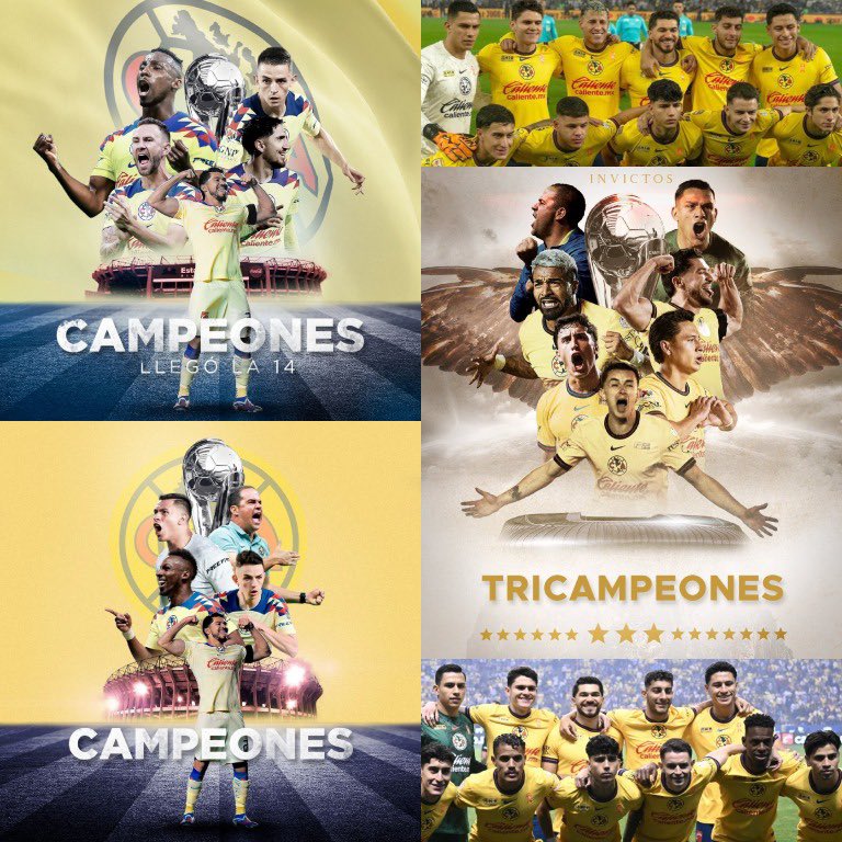 ¡La dinastía continúa!  El <a href="/ClubAmerica/">Club América</a> hace historia como tricampeón. ¡Orgullo azulcrema!  #AméricaCampeón #Tricampeonato #LigaMX