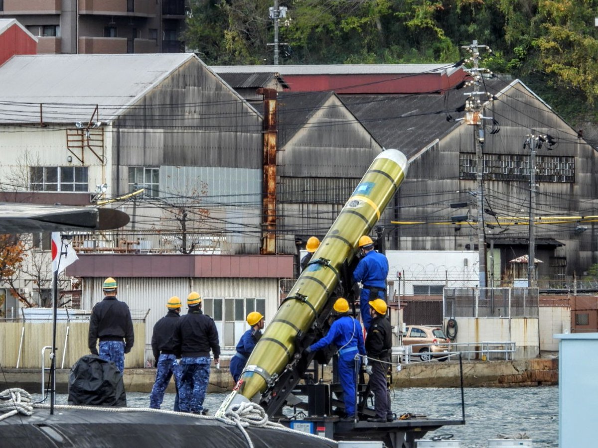 呉艦船めぐりで見た光景😁

そうりゅう型潜水艦に魚雷搬入中🐳