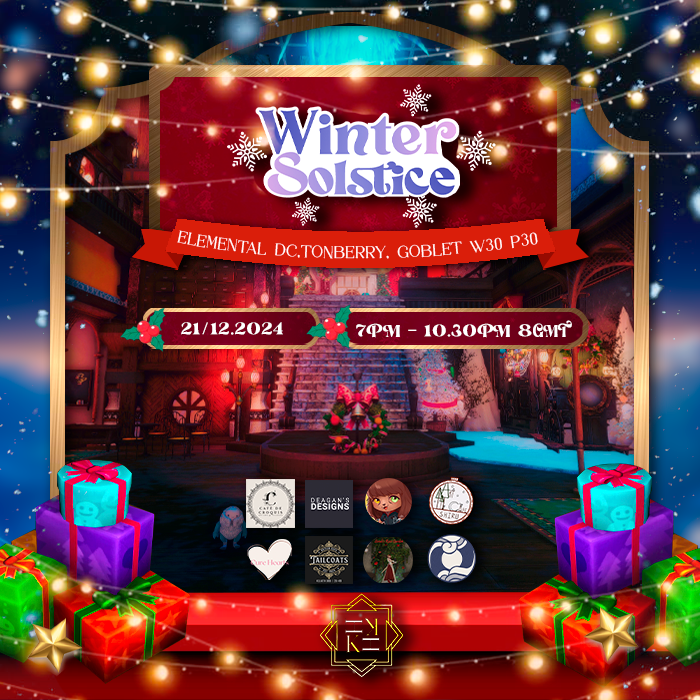 kawagoeFFXIV's tweet photo. Wrapping up the year with starlight glams ✨  
Join us this weekend for Santa gifts, art booths, guest performances, and more!  Hosted by #kawagoeFFXIV
Check carrd for details 💟

https://t.co/xzqp4Ypyk7
#FFXIVRP #ElementalIDC #ManaDC #MeteorDC #GaiaDC https://t.co/C7RiVPeQsy