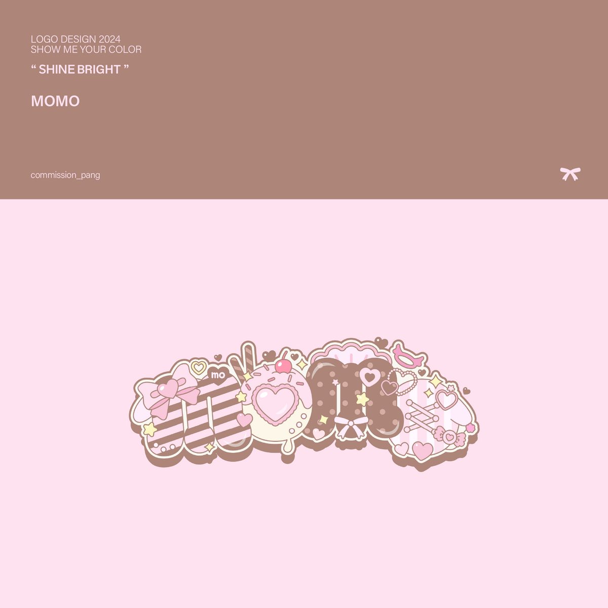 Design_pang_'s tweet image. 로고 작업했습니다!

키워드: 도트, 딸기&amp;amp;초코, 레이스, 디저트

#팡_커미션