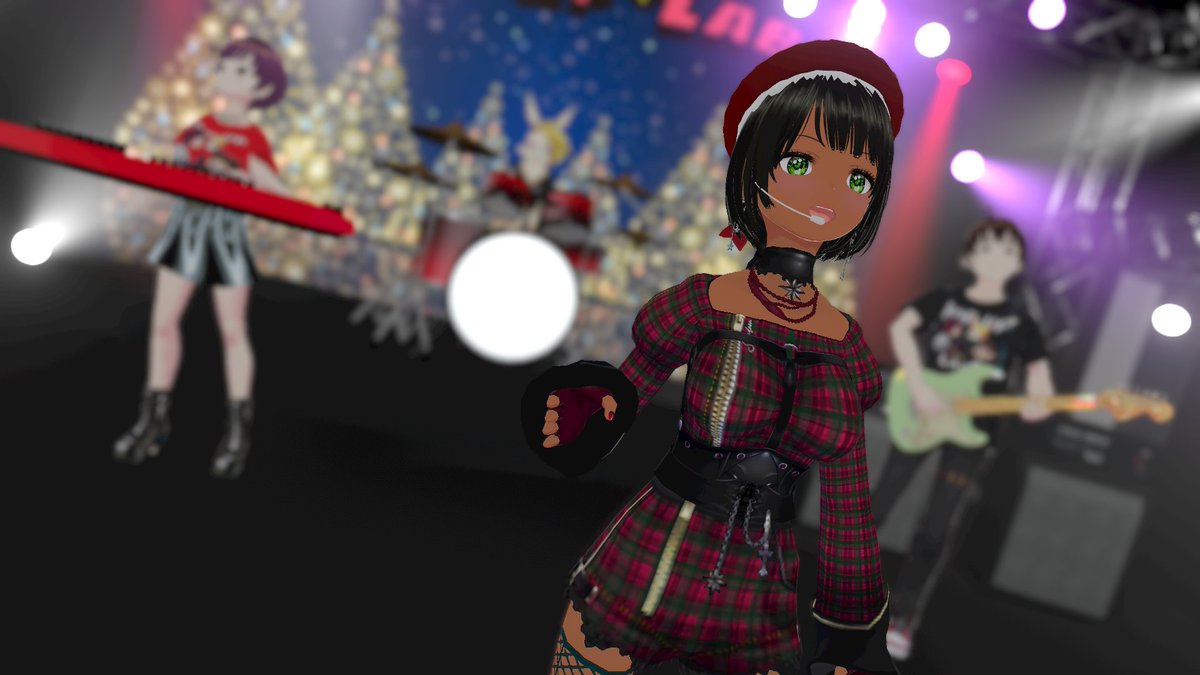 papervaumu's tweet photo. POP-UP⇧LABO #16!
赤めな衣装とかでクリスマス感あると個人的にとてもわくわくっ☃️
わくわくしてても全体的の雰囲気がほんと落ち着く安心感~
むねさんリップシンク運用で表現あがったぁ!
#生演奏 #あまびー #SYNCROOM #POP_UP_LABO #cluster https://t.co/3RvIVx6Usg