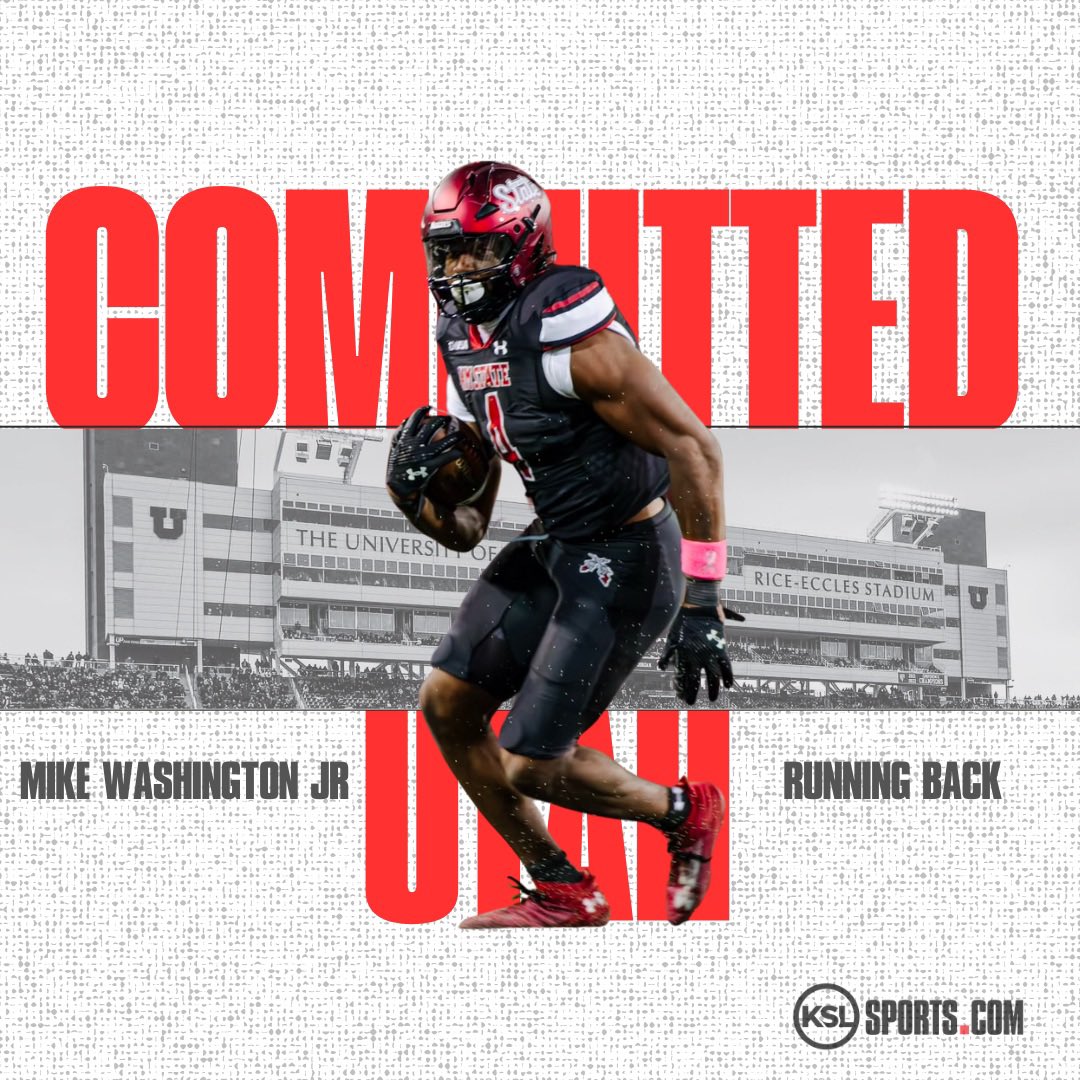 BartleKSLsports's tweet image. BREAKING: Utah has secured the pledge of former New Mexico State RB @MykeWash03! #GoUtes