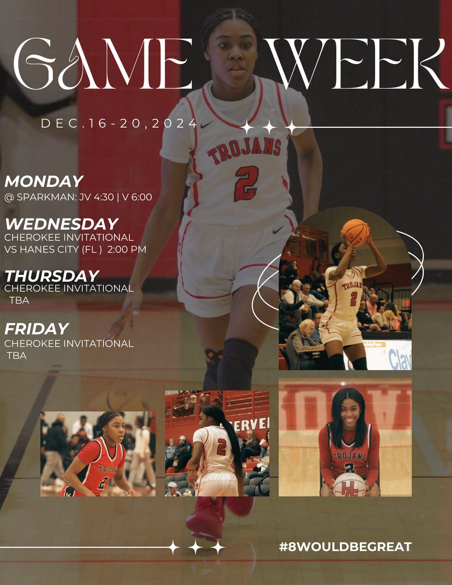 Big week of basketball ahead for the Lady Trojans!!!

#8WouldBeGreat