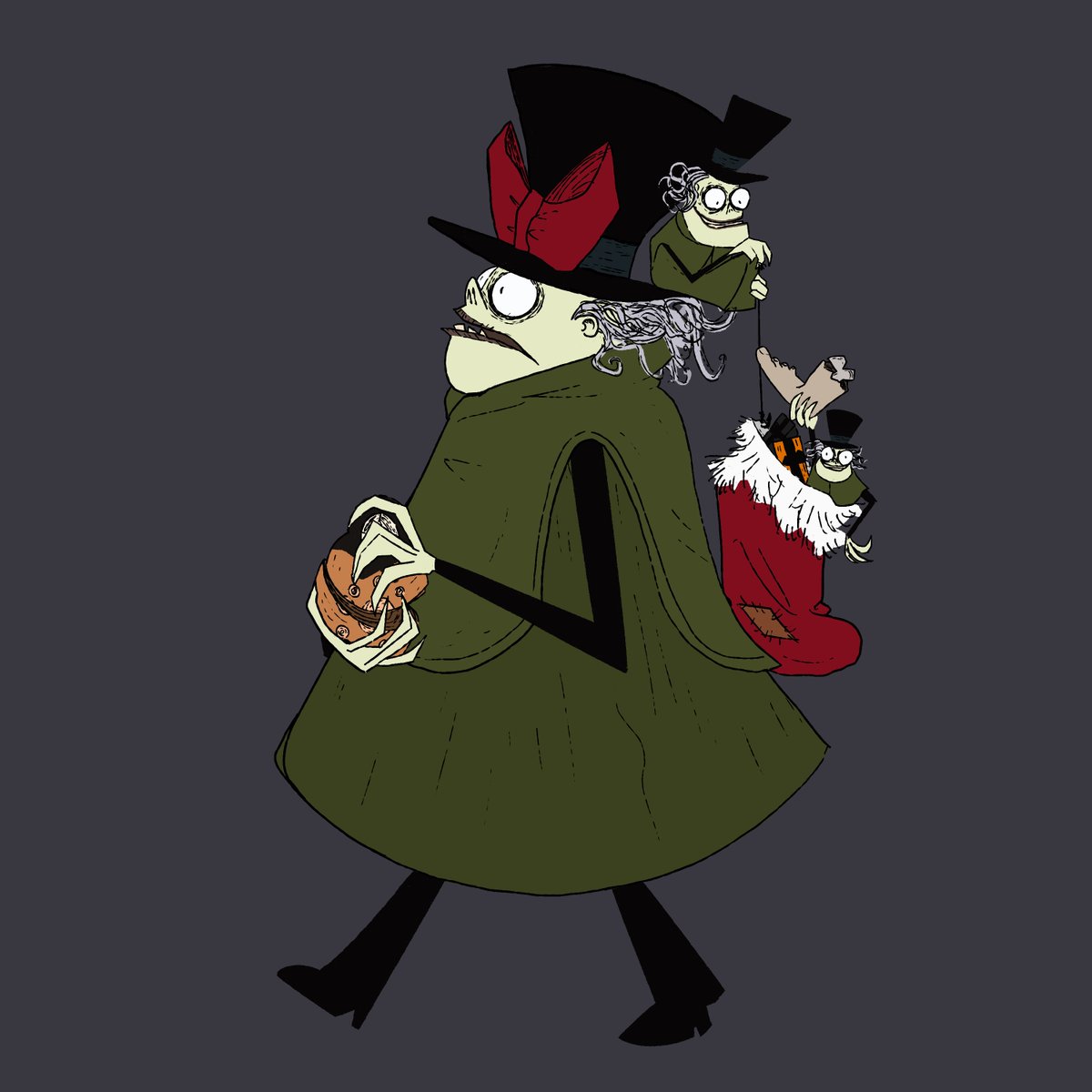 mothmaaan's tweet photo. 15: Mr.Hyde(s)
Very enthusiastic but often of a split mind I'd say. #TheNightmareBeforeChristmas #tnbc #halloweentown #MrHyde #drawtember #makingchristmas https://t.co/iMmeUMyENi