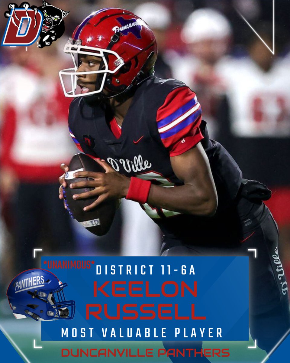 Duncanville High School Football ๐ (@duncanville_fb) on Twitter photo Congratulations to our District 11-6A Most Valuable Player! <a href="/Pres1dential/">Keelon โDot emโ Russell</a>
Show some love! Congratulations to our District 11-6A Most Valuable Player! <a href="/Pres1dential/">Keelon โDot emโ Russell</a>
Show some love!