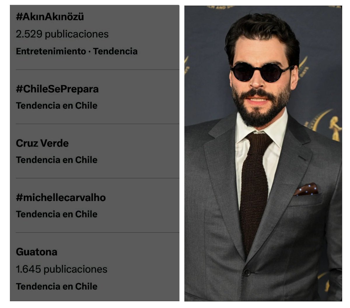 #AkınAkınözü 2 Bin+ ileti sayısı ile Şili popüler gündeminde! 
👑✨️🇨🇱🧿 

<a href="/AkinAkinozu/">AkinAkinozu</a>