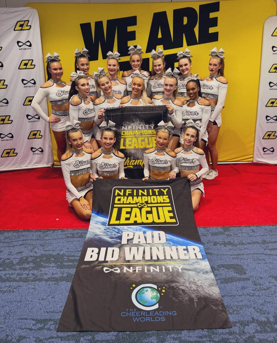 Congratulations to Miss Silver on receiving a Full Paid Bid to Worlds from the Champions League Southeast Championship in Tampa today. What a great way to start off the season! 🌹