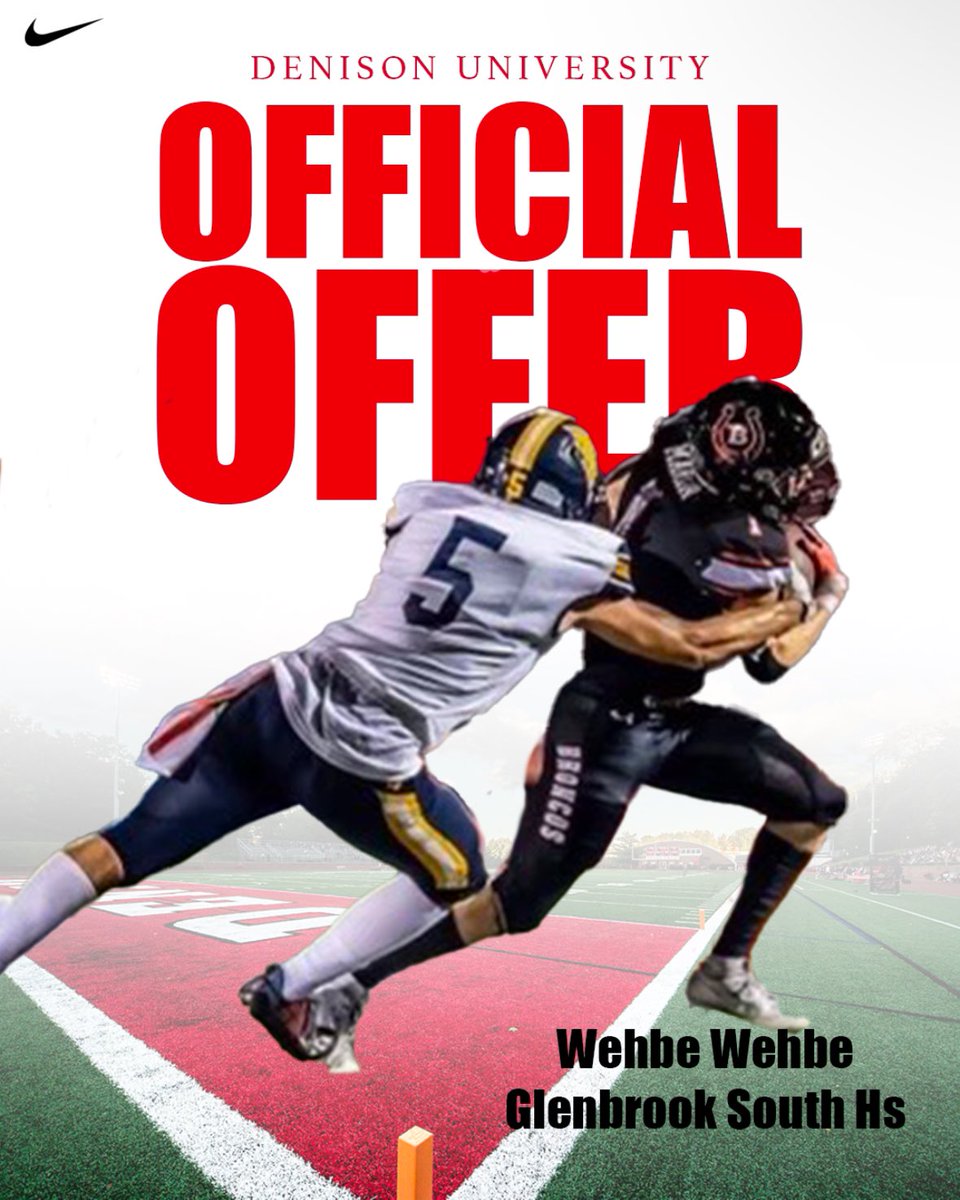 Wehbe Elie Wehbe (@webjah2) on Twitter photo #AGTG After a great conversation with <a href="/CoachHines_13/">Coach Hines</a> & <a href="/coachhatem/">Jack Hatem</a> I am blessed to receive a offer from <a href="/DUFootball/">Denison Football</a> #AGTG After a great conversation with <a href="/CoachHines_13/">Coach Hines</a> & <a href="/coachhatem/">Jack Hatem</a> I am blessed to receive a offer from <a href="/DUFootball/">Denison Football</a>