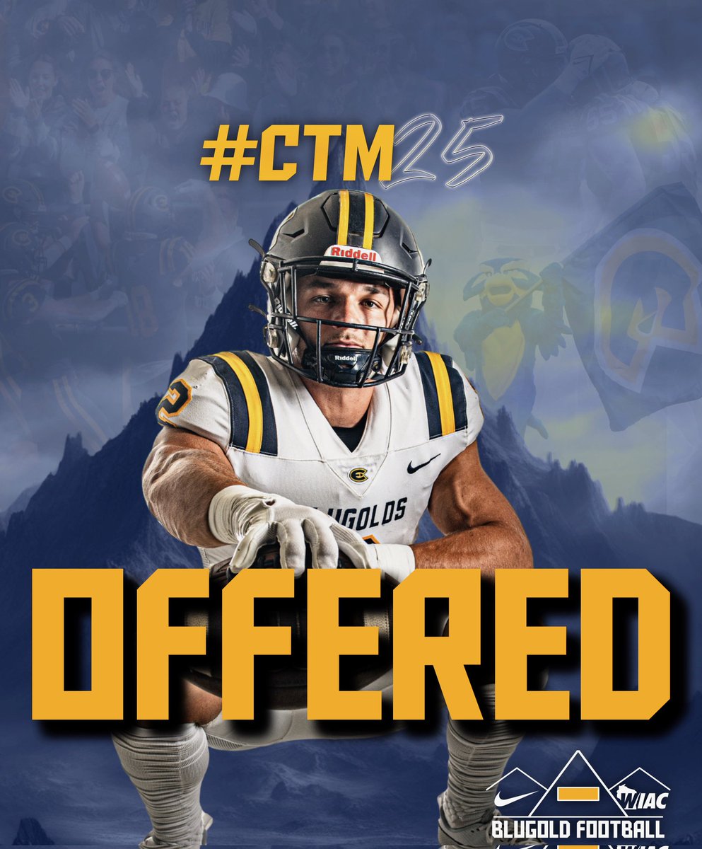 Bryan Wright (@bryanwright04) on Twitter photo After a great day with <a href="/CoachGrayvold/">Brady Grayvold</a> I'm so grateful to have received my 2nd offer from <a href="/UWECFootball/">Blugold Football</a> !!! After a great day with <a href="/CoachGrayvold/">Brady Grayvold</a> I'm so grateful to have received my 2nd offer from <a href="/UWECFootball/">Blugold Football</a> !!!
