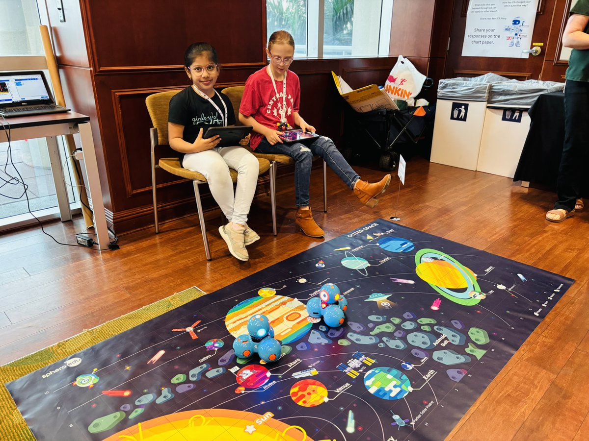Monika Moorman (@mrsmoorman1) on Twitter photo Celebrating the amazing <a href="/CentralParkElem/">Central Park Elem</a> students as they showcase their creativity and skills with a variety of computer science tools during the #CSEdWeek event with <a href="/CSTAPBCBroward/">CSTA PBC/Broward</a> 🌟
<a href="/BrowardSTEM/">Broward STEM</a>
#CSForAll Celebrating the amazing <a href="/CentralParkElem/">Central Park Elem</a> students as they showcase their creativity and skills with a variety of computer science tools during the #CSEdWeek event with <a href="/CSTAPBCBroward/">CSTA PBC/Broward</a> 🌟
<a href="/BrowardSTEM/">Broward STEM</a>
#CSForAll