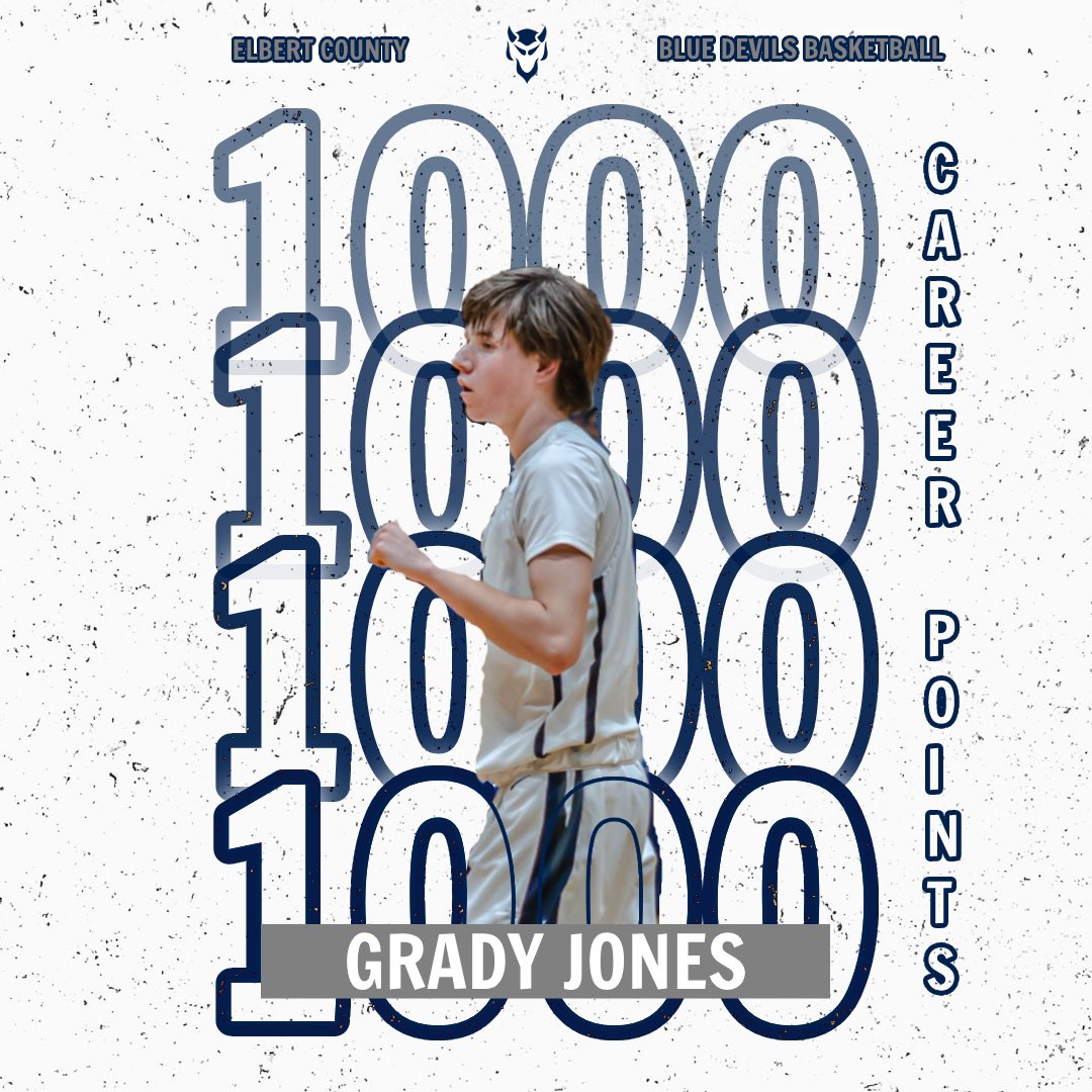 elberthoops's tweet photo. 🚨1000 POINT CLUB🚨
Last night, with a 3-pointer in the third quarter of the game against Hart County, senior shooting guard, Grady Jones, etched his name into the history books by scoring his 1000th career point! 🎉🏅
Congratulations on reaching this milestone, @gradyjon3s! https://t.co/4Bnf90xCE1