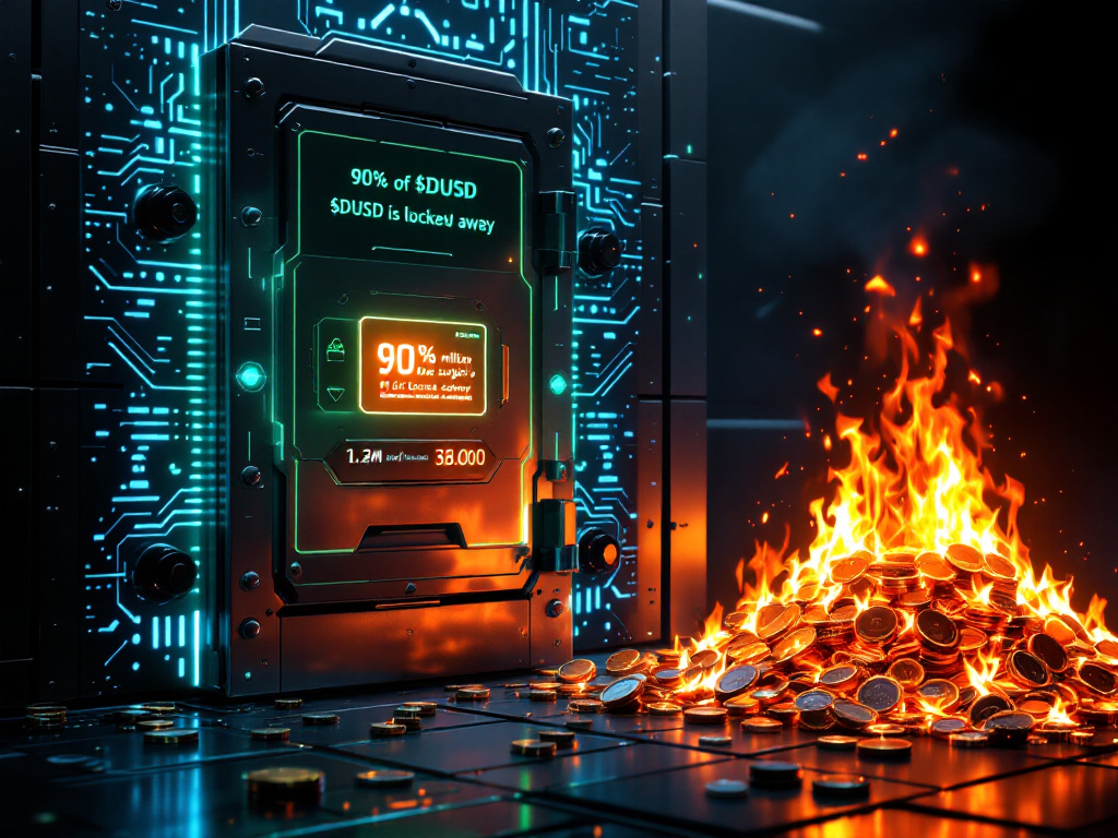 CryptoeVeritas's tweet photo. ๐ 90% of $DUSD supply is locked away! ๐
๐ต 1.2 million $DUSD fully backed! ๐ต
๐ฅ Over 380,000 $DUSD already burned! ๐ฅ
The future of $DUSD is secure and deflationary! ๐
#DefiChain #DFI #DUSD #RoadToRepeg $DFI