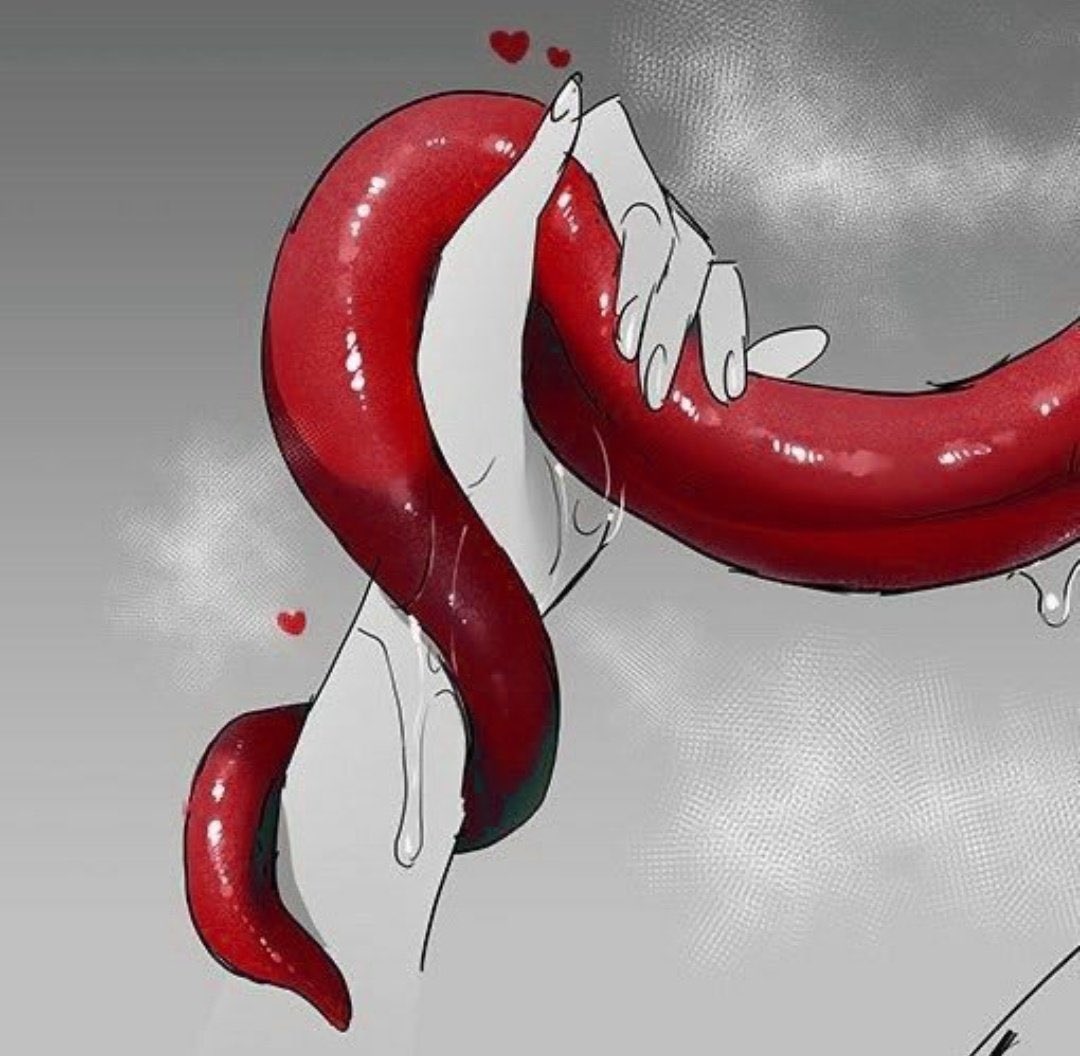 If your tongue looks like this you get to break into the bitchy sluts room whenever you want~ 

And remember, no matter how many times the brat says no all you should hear is yes~