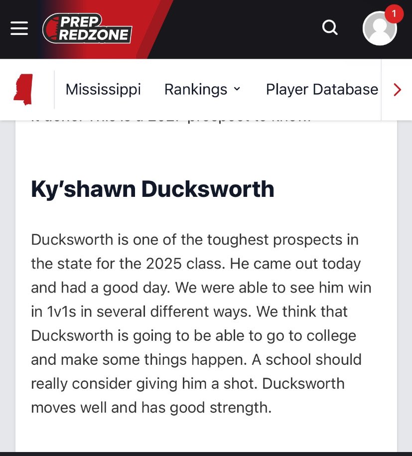 thelastkd's tweet photo. I had a Good day today at the @PrepRedzoneMS camp learned a lot of things also learning how to better my character. I won MVP Defensive lineman @DropTopChaunCey @jarrod_milloy @FredStewart50 @CoachWyatt_ #GODISGREAT #INGODHANDS #Grind https://t.co/QpEgTlkXxi