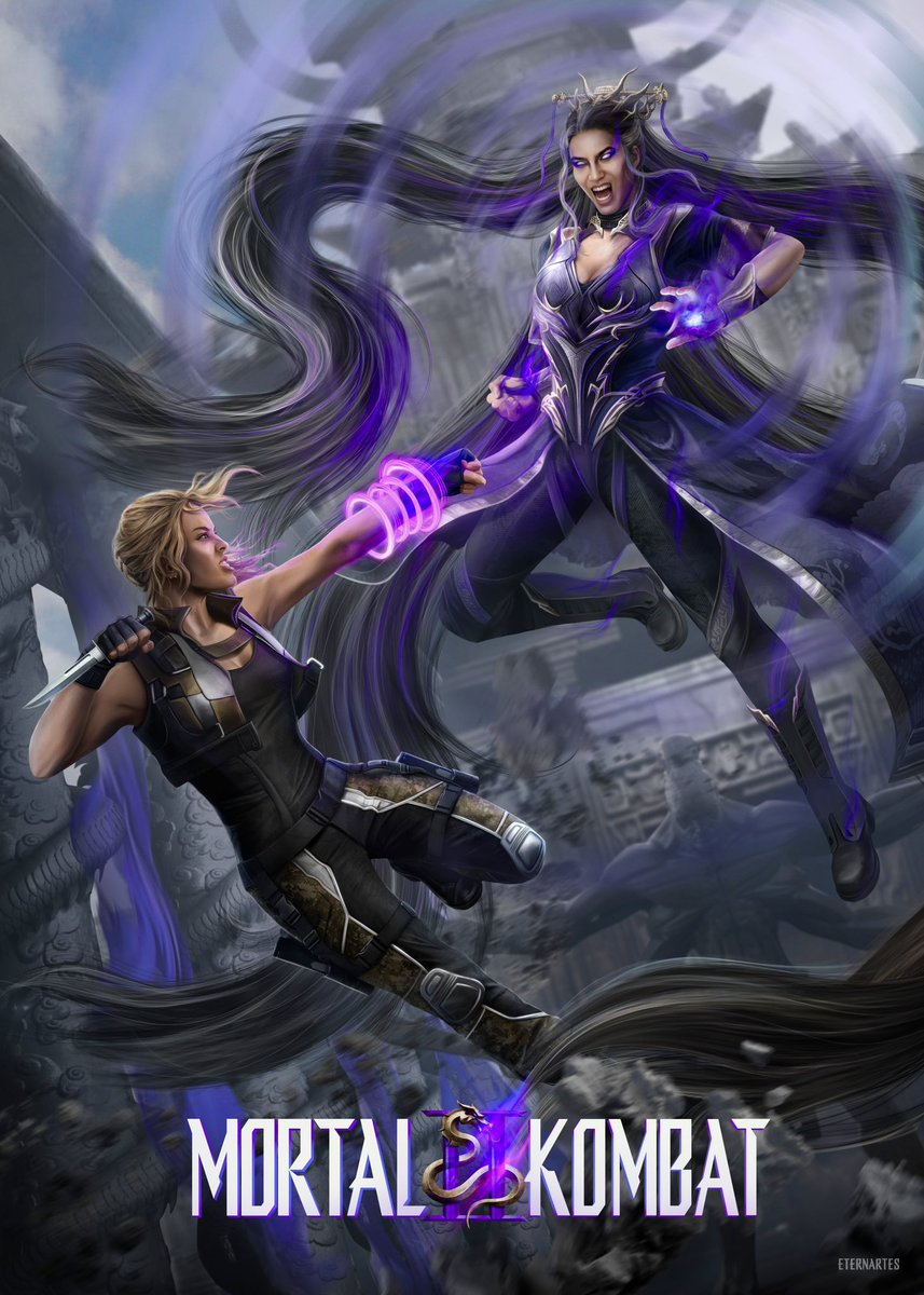 Sonya vs Queen Sindel

Artwork by me
One of the most anticipated battles of the upcoming movie
#mortalkombat2 #sindel #sonyablade <a href="/jessica_mcnamee/">Jessica McNamee</a> <a href="/Todd_Garner/">Todd Garner</a> <a href="/noobde/">Ed Boon</a>