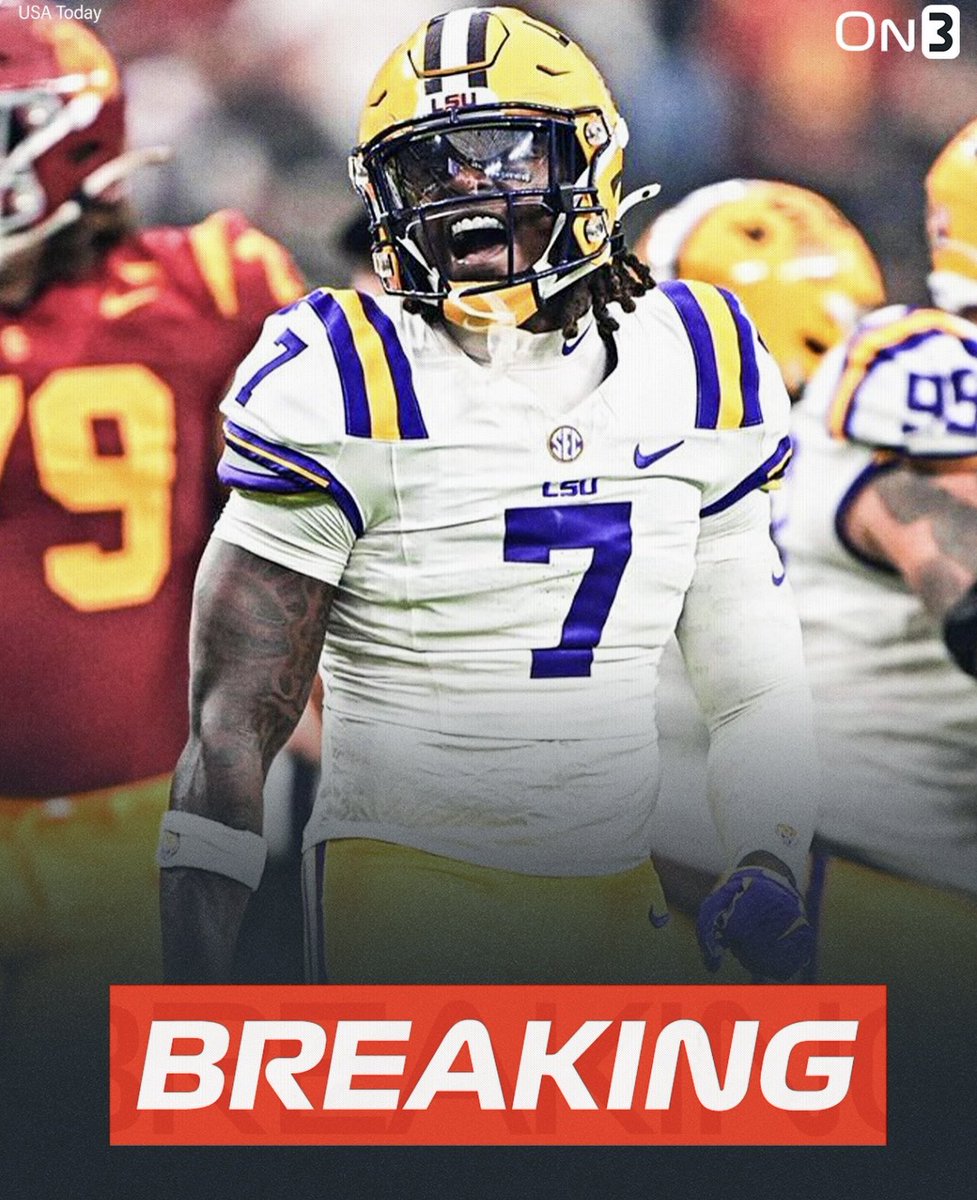 BREAKING: Harold Perkins Jr. will return for the 2025 season. This is huge news for the Tigers.