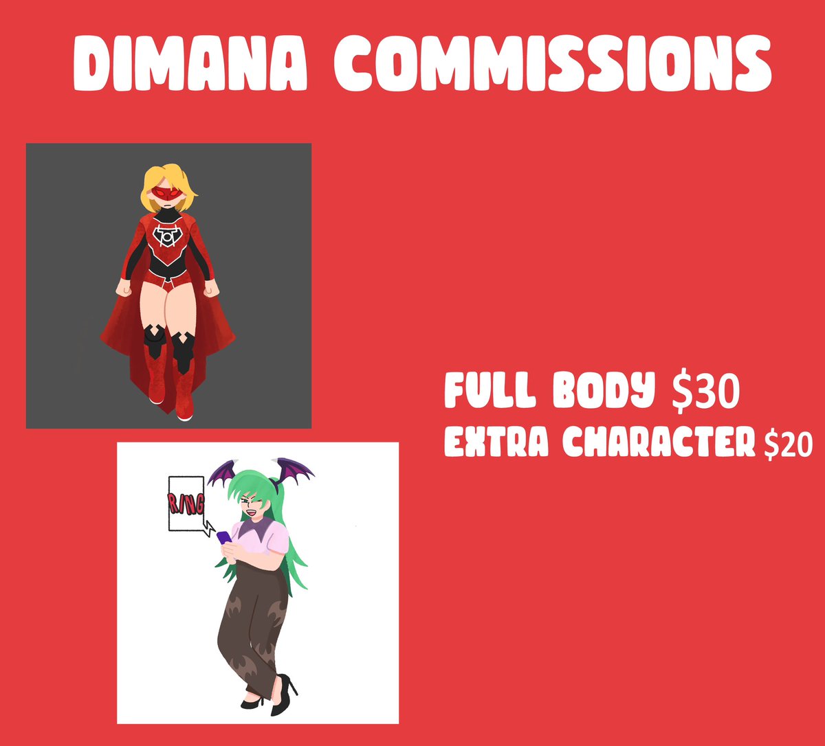 Dimana239's tweet photo. Here is my new commission sheet!
Dm if your interested :)

#commission #commissionsopen #drawing #color #art https://t.co/PspJPRu6H6