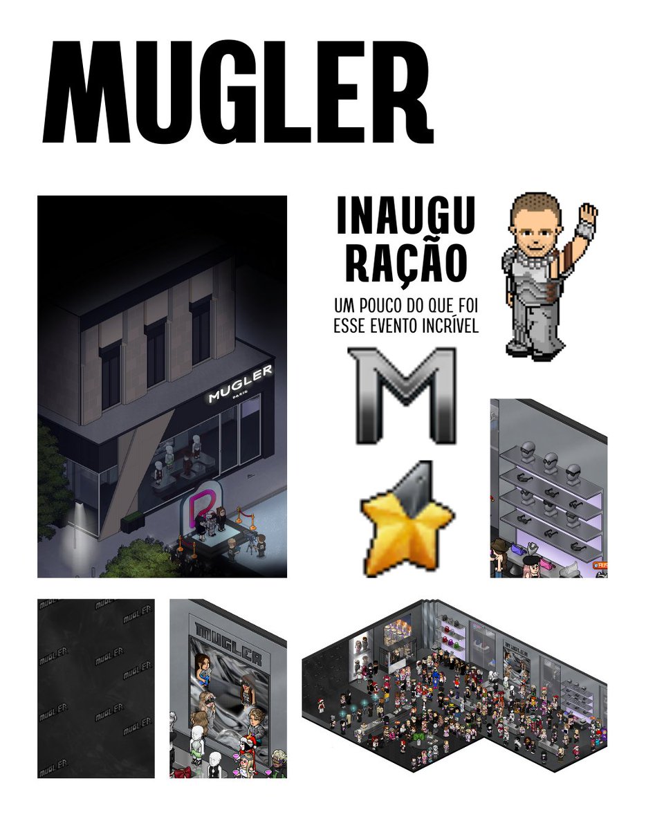 mktHabbonce's tweet photo. 🥼| MUGLER - RESUMO DO EVENTO

Que evento foi esse BRASIIIIILL?? Confira o resumo dessa noite que foi babado. Espero vocês nos próximos eventos!! #muglerstore 

Foi uma honra cobrir para vocês @MuglerHb, o nosso querido @mth455 arrasou na locução. https://t.co/v3mO9YeImw