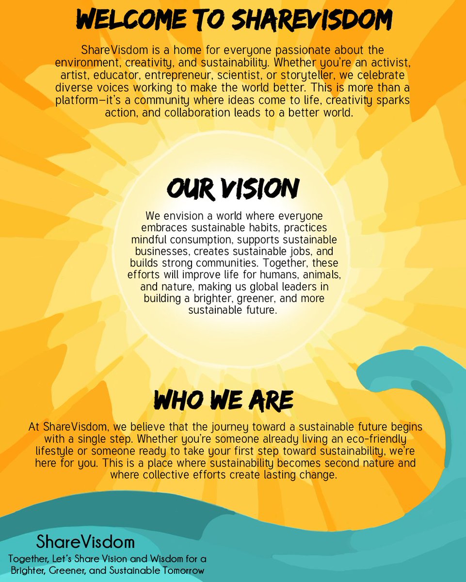 ShareVisdom's tweet photo. 🌟 Build Your Profile | Join the Sustainability Movement | Inspire and Be Inspired #ShareWisdom #TogetherForChange #GreenInnovation #CollaborationForGood #EcoLeaders #InspireChange #SustainableLiving #EcoFriendly #GoGreen #SustainabilityMatters https://t.co/uXLjNZPBM9