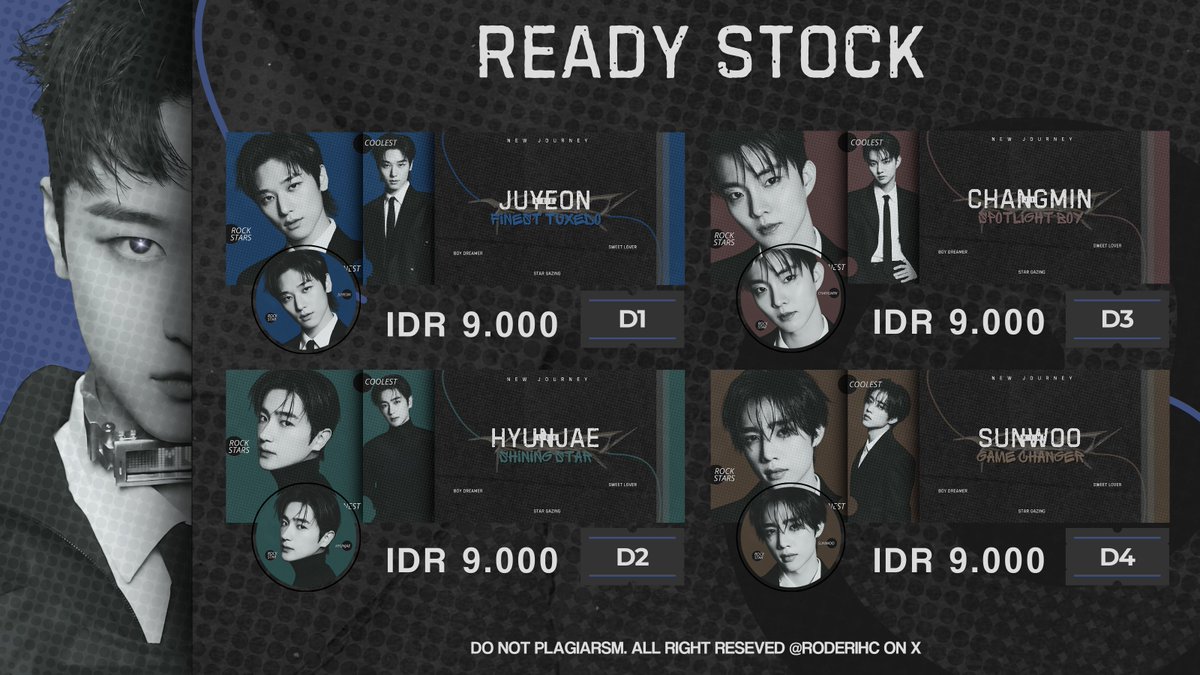 roderihc's tweet photo. #zonauang hi selamat senin. kalau melintas ini dibantu repostnya ya terima kasih

16 layout ready stock cowok boygroup THE BOYZ JUYEON HYUNJAE CHANGMIN SUNWOO ERIC YOUNGHOON ADA JUGA JENO HAECHAN

harga &amp; kode layout sudah terpampang - free retext - rekolor +1k

mention after dm https://t.co/xkxxQeKOXC